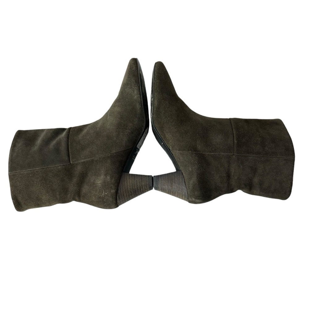 Free People Suede Adella Booties Brown 37 US 6.5 - Picture 4 of 9